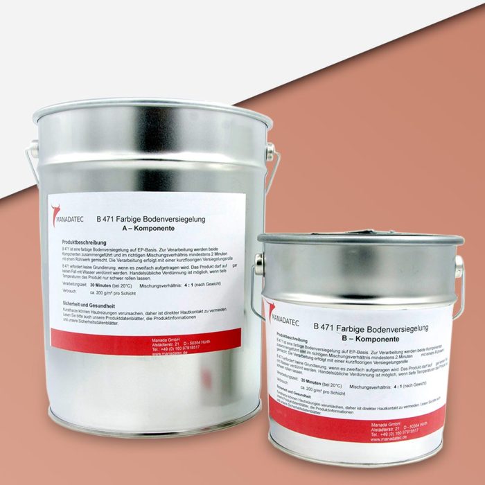 RAL-3012 Epoxidharz Bodenbeschichtung, 2K in RAL 3012 Beigerot