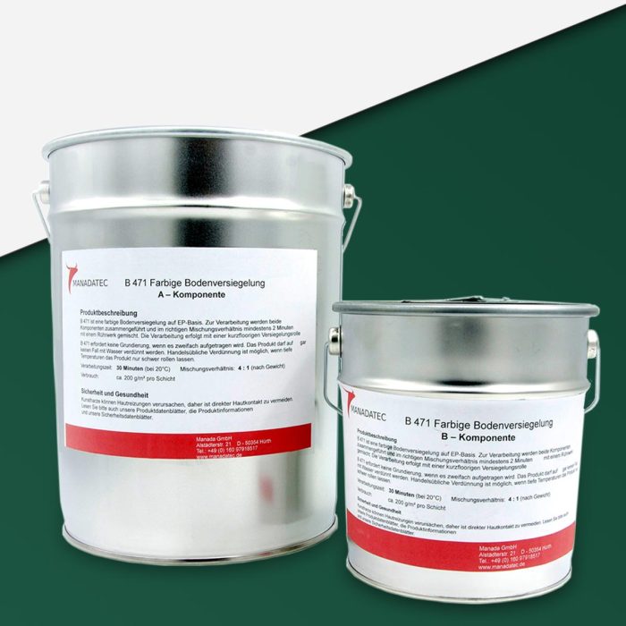 Epoxidharz Bodenbeschichtung, 2K in RAL 6005 Moosgrün
