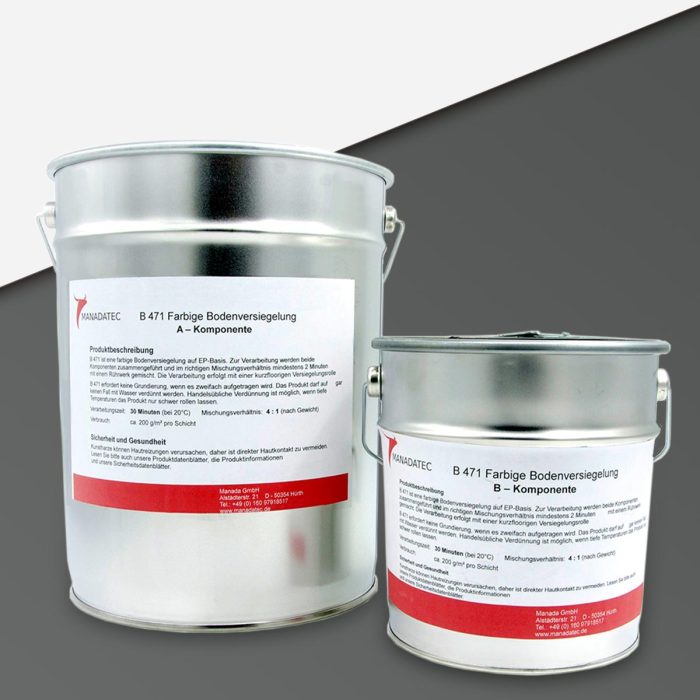 Epoxidharz Bodenbeschichtung, 7043 Verkehrsgrau
