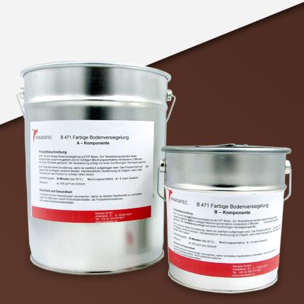 Epoxidharz Bodenbeschichtung, RAL 8016 Mahagonibraun