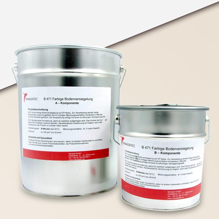 Epoxidharz Bodenbeschichtung, RAL 9001 Cremeweiß