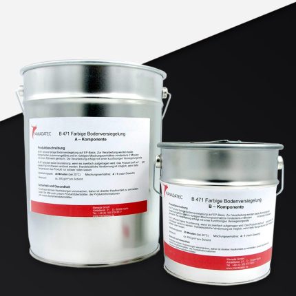 Epoxidharz Bodenbeschichtung, RAL 9005 Tiefschwarz