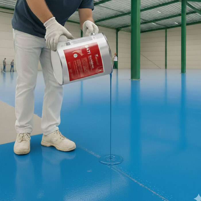 2K Epoxidharz Verlaufsbeschichtung Dickbeschichtung Transparent - Manadatec VL45C - Image 3